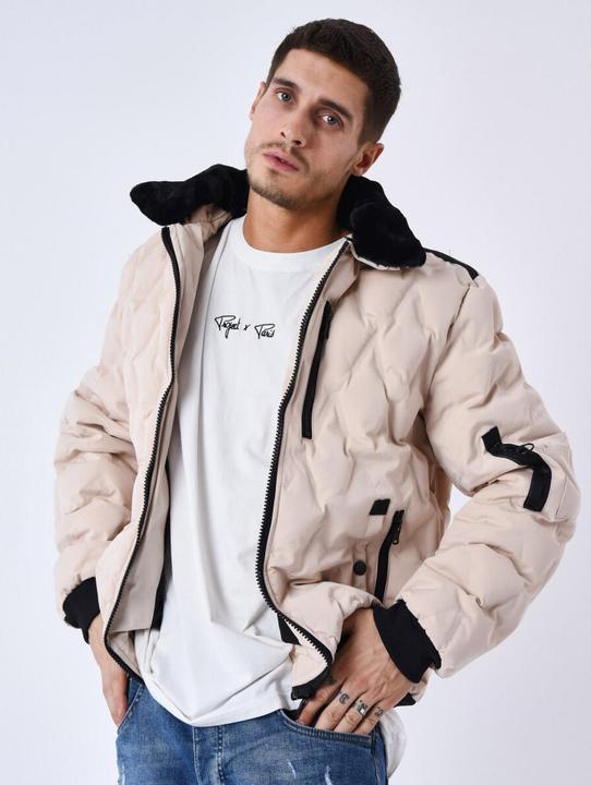 Image du produit Project X Paris Doudoune col aviateur fourrure (M)