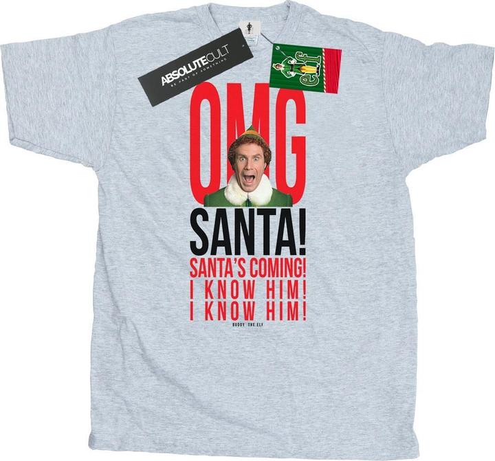 Produktbild Elf OMG Santa I Know Him TShirt (S)