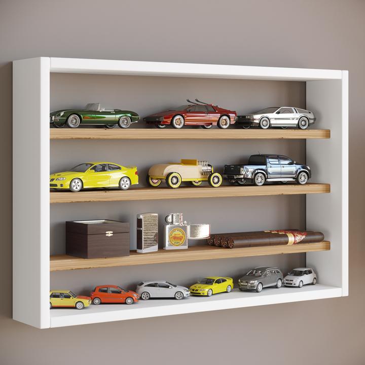 Image du produit VCM Étagère murale en bois Vitrine murale Étagère Osado M (60 x 10 x 40 cm)