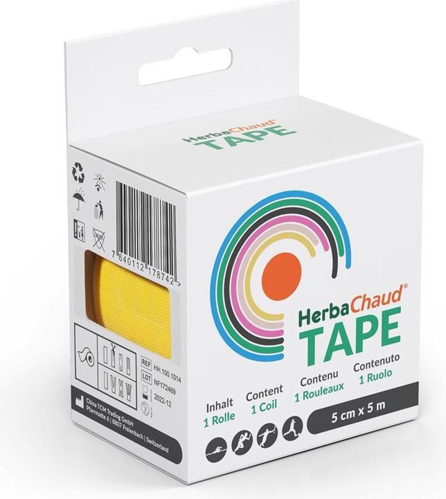 HerbaChaud Tape 5cmx5m gelb (5 m)