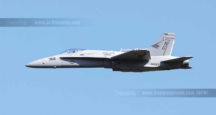 Produktbild Freewing F/A-18C Hornet grey PNP 90mm 12B Jet EDF (Jet)