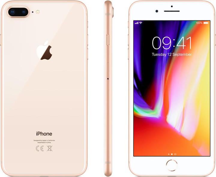 Actual product image Apple iPhone 8 Plus (64 GB, Gold, 5.50", Single SIM, 12 Mpx, 4G)
