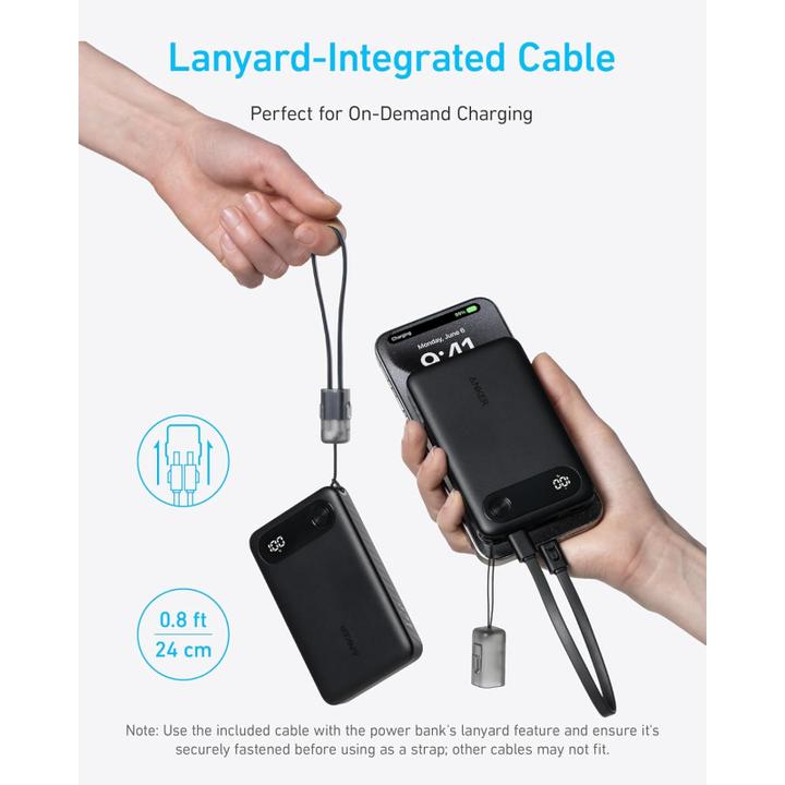 Immagine prodotto Anker Batteria esterna USB Powercore - 10000mAh 22,5W (Noir) (10000 mAh, 22.50 W, 22.50 Wh)
