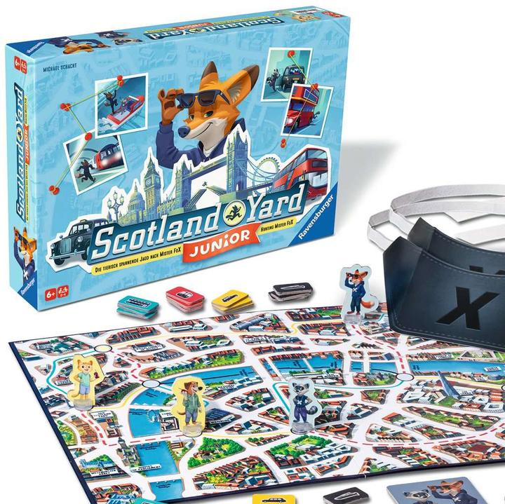 Immagine prodotto Ravensburger Scotland Yard Junior (Tedesco, Portoghese, Inglese, Italiano, Olandese, Francese, Spagnolo)