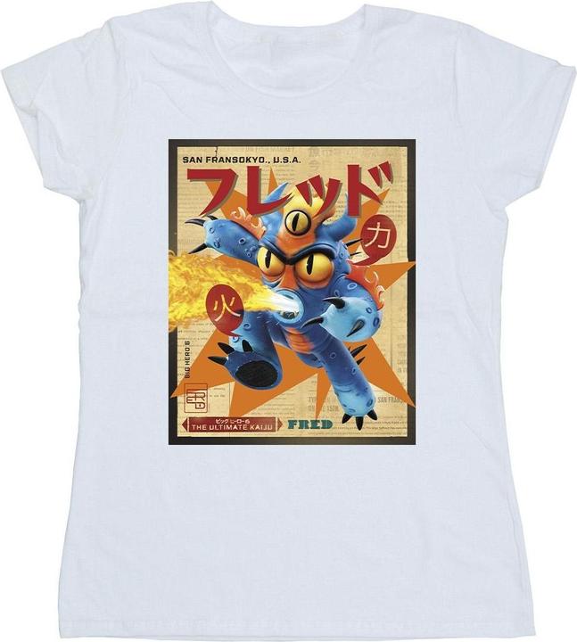 Image du produit Disney - T-shirt BIG HERO BAYMAX FRED NEWSPAPER - Femme (XXL)