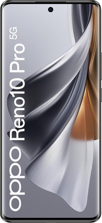 Actual product image OPPO Reno 10 Pro (256 GB, Silvery Grey, 6.70", Dual SIM, 50 Mpx, 5G)