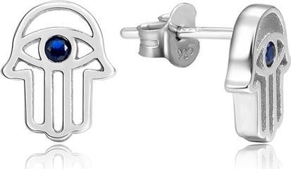 Produktbild Beneto Hamsa silver earrings - hand of Fatima AGUP2242 (L)