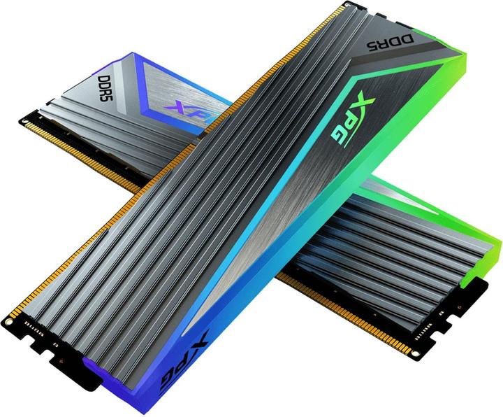 Actual product image Adata DDR5 32GB 6400-32 K2 XPG Caster RGB grey (2 x 16GB, 6400 MHz, DDR5 RAM, DIMM)