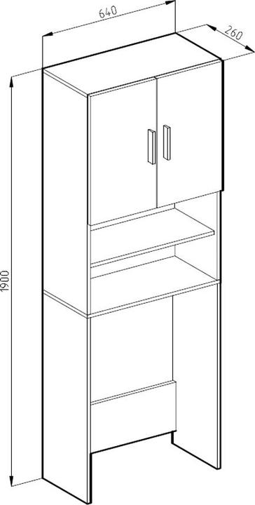 Image du produit Vicco Waschmaschinenschrank