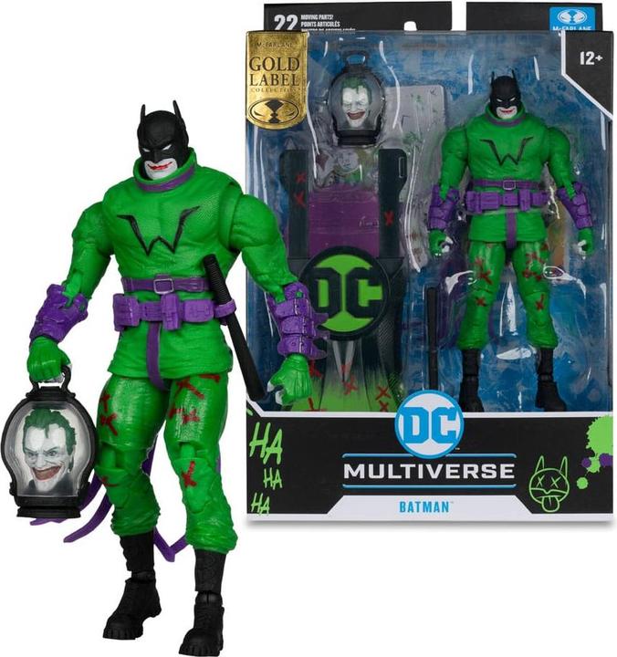 Immagine prodotto McFarlane Figura d'azione del Multiverso DC Batman (Batman: Ultimo Cavaliere della Terra) Jokerised