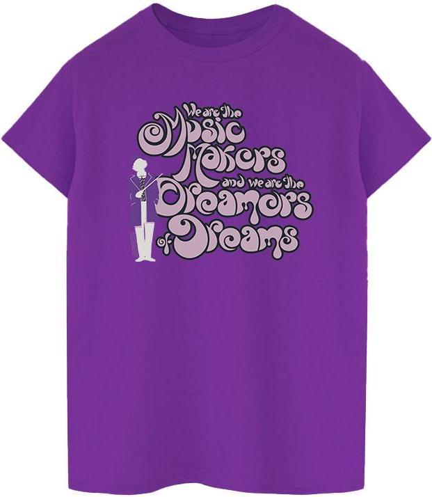Immagine prodotto Willy Wonka & the Chocolate Factory Dreamers Text Maglietta Ampia Donna (XXL)