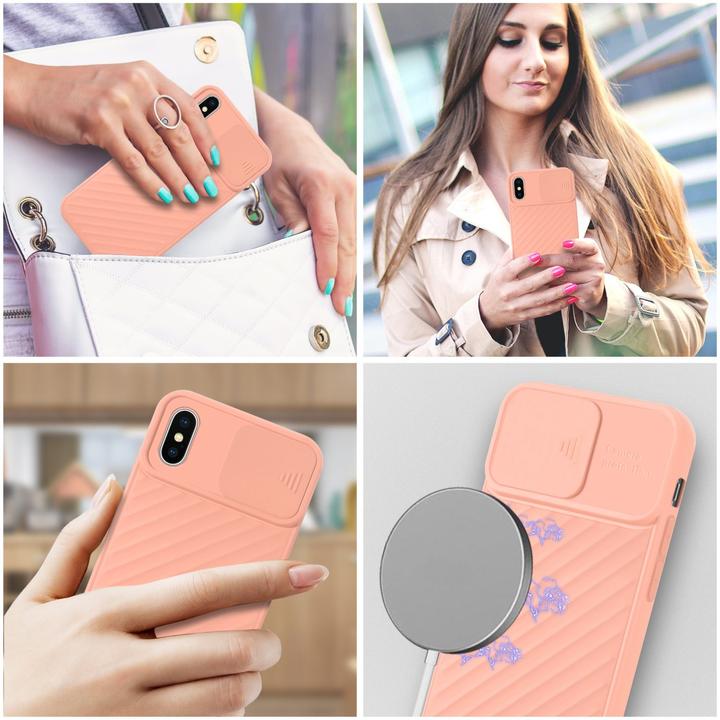 Immagine prodotto Cadorabo Cover in TPU con protezione della fotocamera (Apple iPhone XS Max)