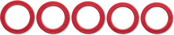 Actual product image Sprindex Trail/Enduro Lightweight damper spring, length 142mm/travel 65mmx540-610 lbs (142 mm, 65 mm)