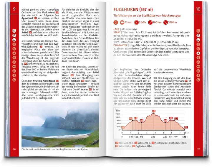 Produktbild Wanderführer 5982 Lofoten, Vesterålen und Senja, 70 Touren (Deutsch, Thomas Diehl, 2022)