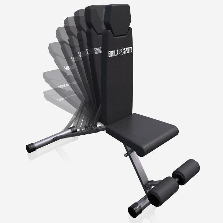 Actual product image Gorilla Sports Faltbare Hantelbank
