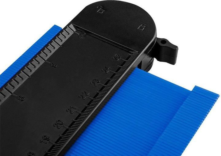 Actual product image Graphite Template for representing shapes 250 mm