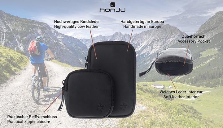 Actual product image Honju Bike leather bag (E-bike display)