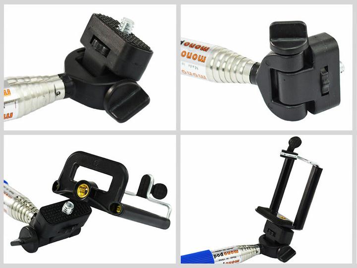 Actual product image Hermex Selfie Stick GREEN for Apple iPhone & Android Smartphones