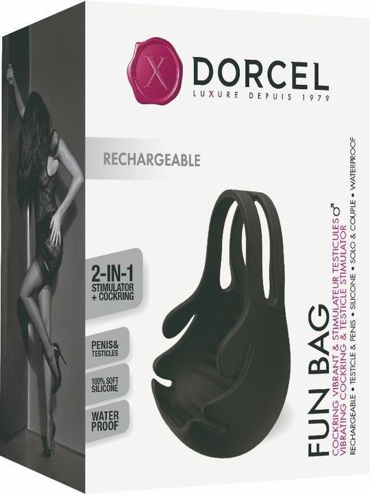 Productafbeelding Marc Dorcel FUN BAG vibrerende penis- en testikelstimulator (5 cm)