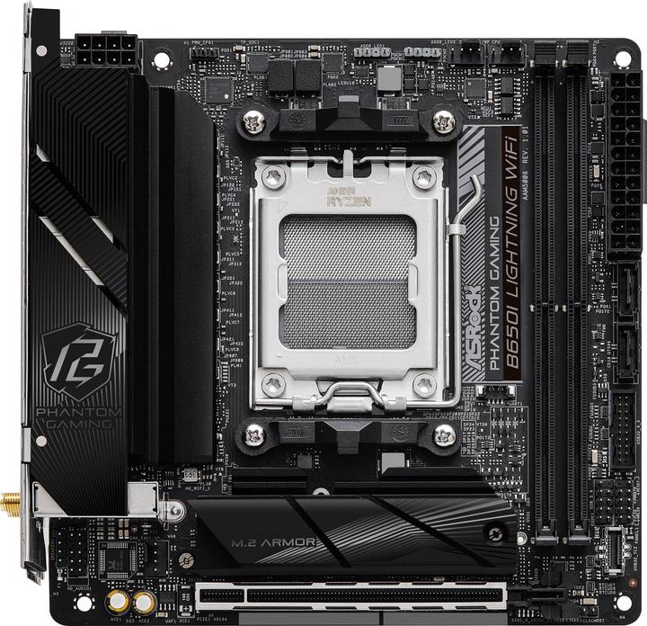 AsRock B650I Lightning WiFi AM5 mITX HDMI DDR5 retail (AM5, AMD B650, Mini-ITX)