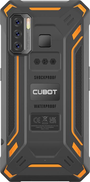 Productafbeelding Cubot KINGKONG 5 (Dual Sim - 6.088", 32 GB, 4 GO RAM) Oranje (32 GB, Zwart, Oranje, 6.08", Dubbele SIM, 48 Mpx, 4G)