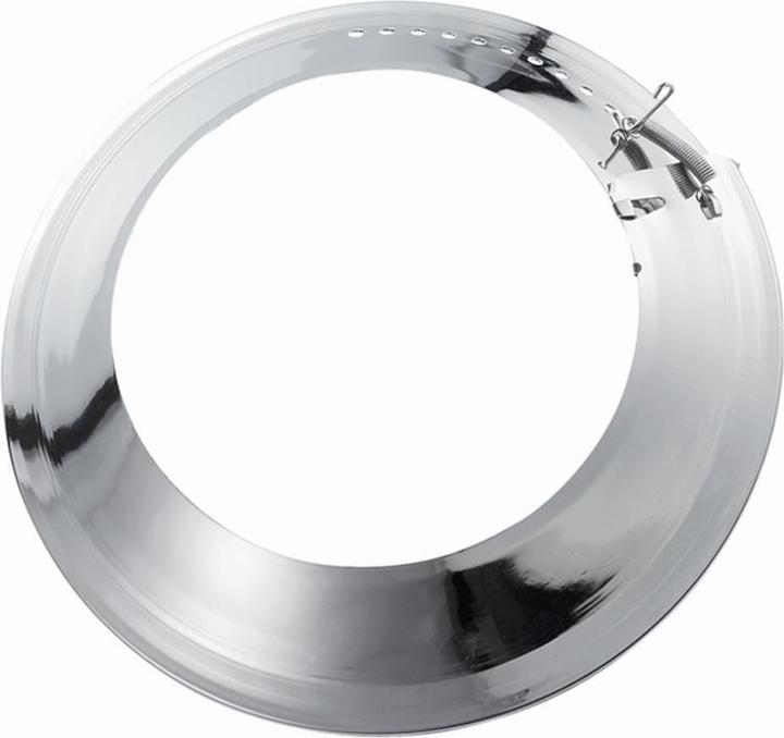 Actual product image Turk Stovepipe rosette Perfect Ø to 135mm nickel plated