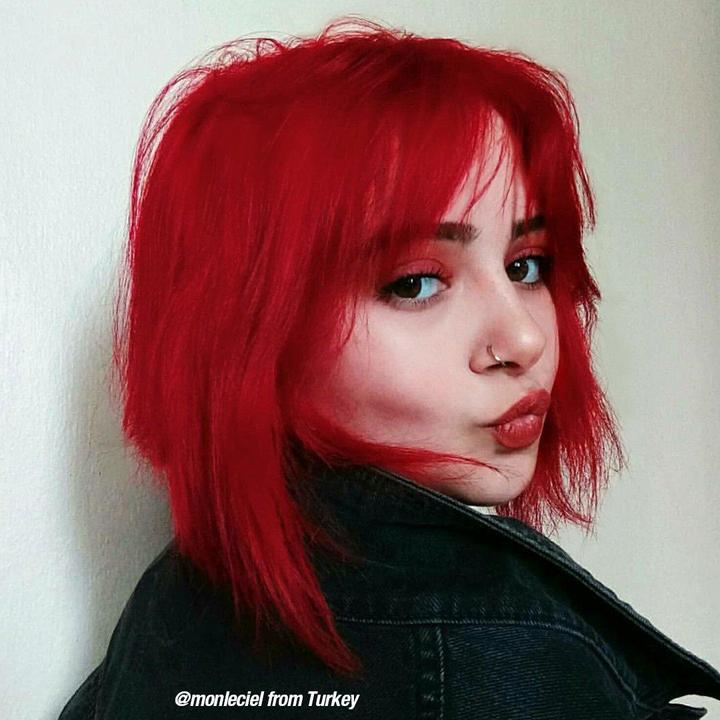 Actual product image Skybound Pillarbox Red Classic Creme Vegan Cruelty Free Red Semi Permanent Hair Dye 118ml (Pillarbox Red)
