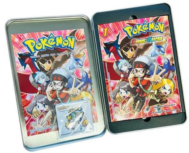 Produktbild Panini Pokémon Omega Rubin und Alpha Saphir (Steelbox) (Deutsch, Hidenori Kusaka, Satoshi Yamamoto, 2022)