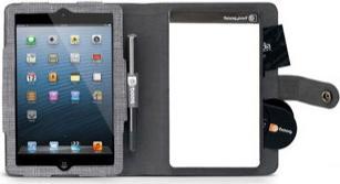 Produktbild booq pad, Tasche mit integr. Notizblock für iPad mini - Grau (iPad mini)