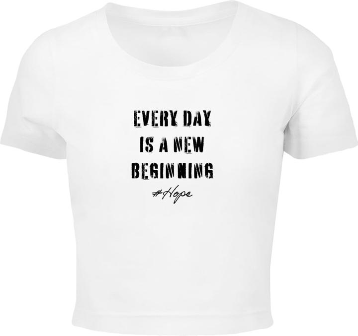 Merchcode Ladies Hope 2 Cropped Tee - 191037 (M)