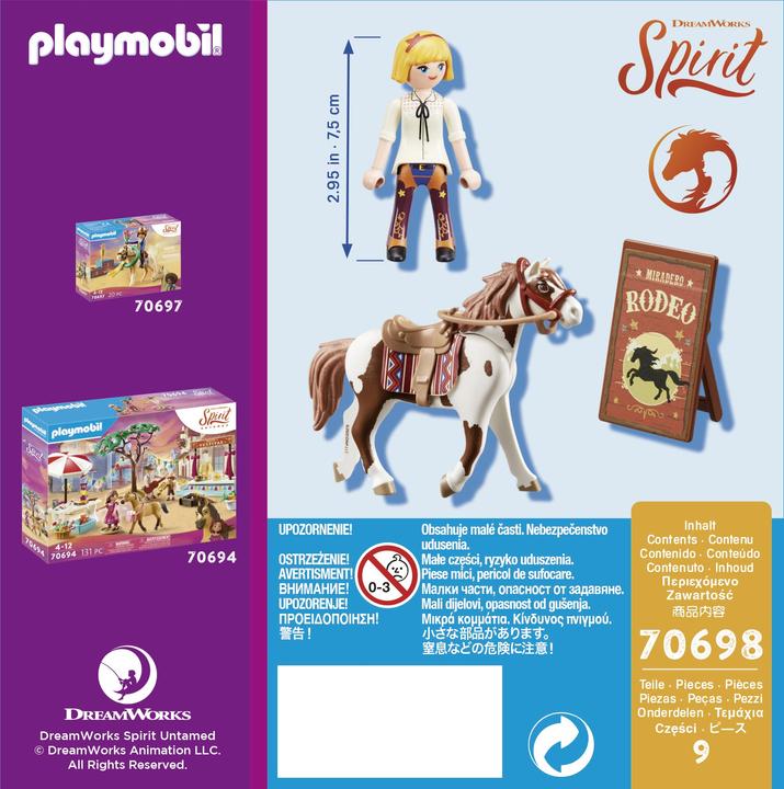 Actual product image Playmobil Rodeo Abigail (70698, Playmobil Spirit)