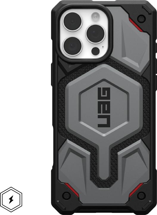 Produktbild UAG iPhone 16 Pro Max - Monarch Pro Back Cover, Magsafe, grau (Apple iPhone 16 Pro Max)
