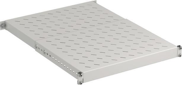 Produktbild EFB Elektronik 19" 1HE Schwerlast Fachboden, tiefenverstellbar, 150 kg, Schranktiefe 600, RAL7035