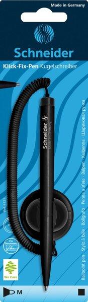 Immagine prodotto Schneider Biros Klick-Fix-Pen 1mm nero a prova di documento Colore del cilindro: nero (Nero, 1 x)