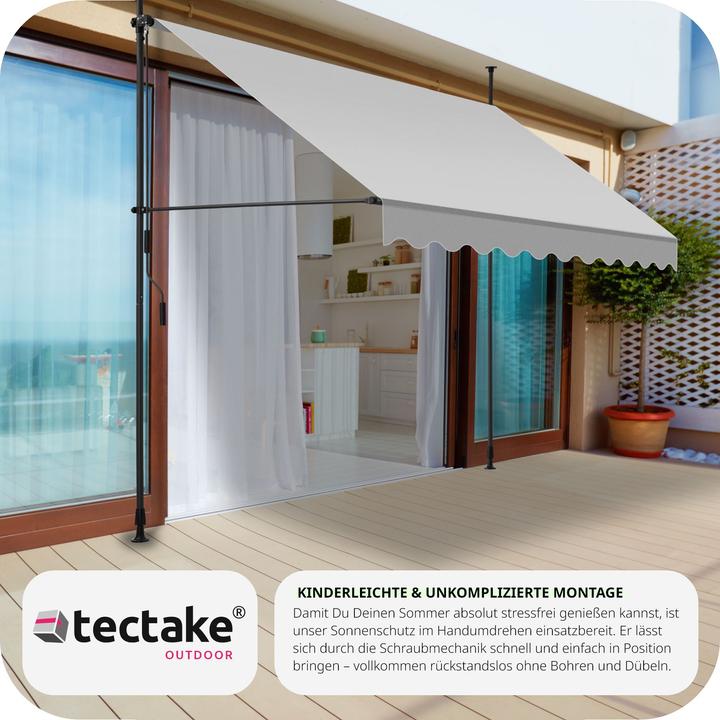 tectake Klemmmarkise (2.50 m)