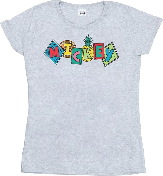 Disney Mickey Mouse Fruit Blocks TShirt (M)