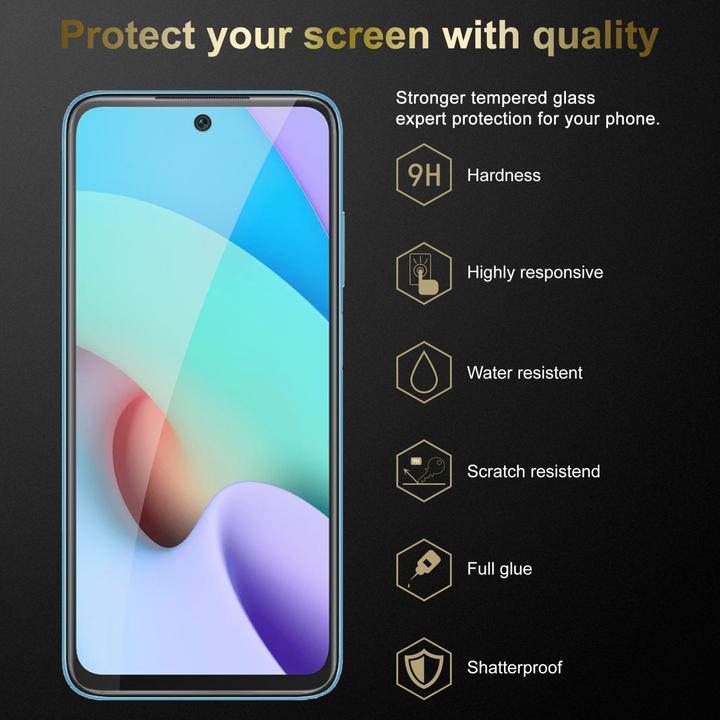 Actual product image Cadorabo Display protection glass (3 Piece, Xiaomi Redmi 10, Xiaomi Redmi Note 11)