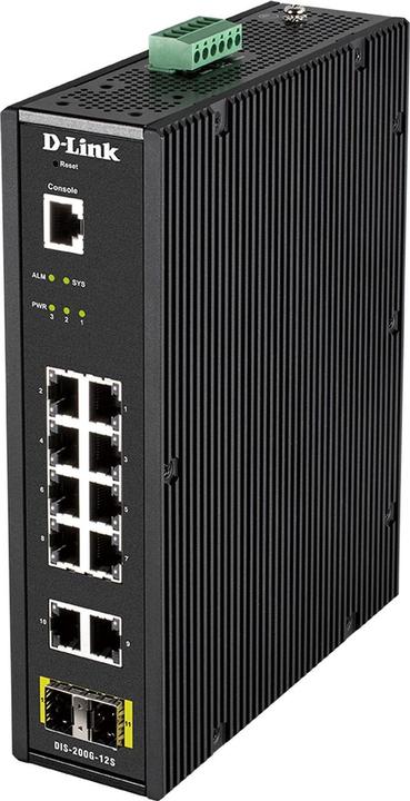 DIS-200G-12S Industrial 12-Port Layer2 Smart Managed PoE (12 Porti)