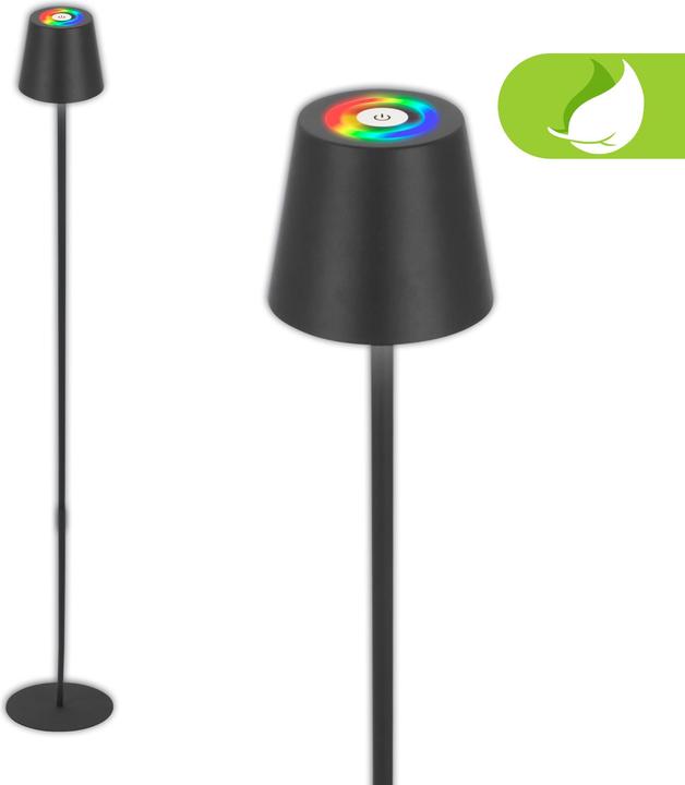 Image du produit Briloner RGB/W Accu floor lamp, IP44, anthracite