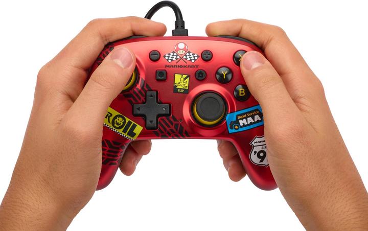 Image du produit PowerA La manette filaire PowerA-Nano pour Nintendo Switch - Mario Kart : Racer Red (Switch)