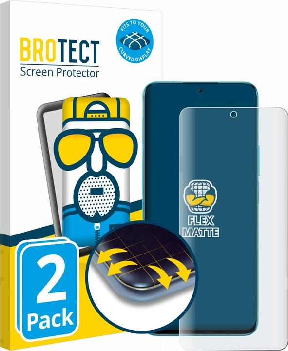 Produktbild BROTECT Full-Cover Displayschutz Matt (2 Stück, Honor 90 Lite)