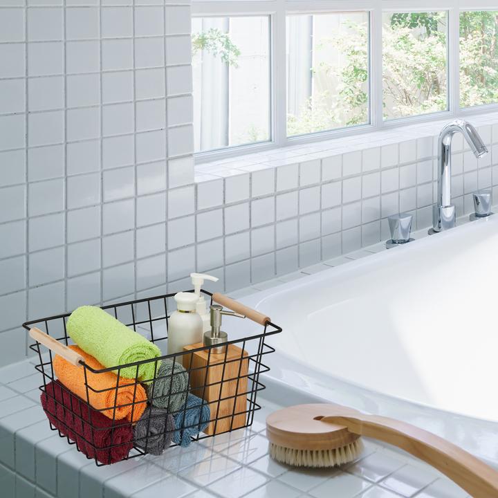 Actual product image Relaxdays 3x wire basket (3 x, 31 x 21 x 16 cm)