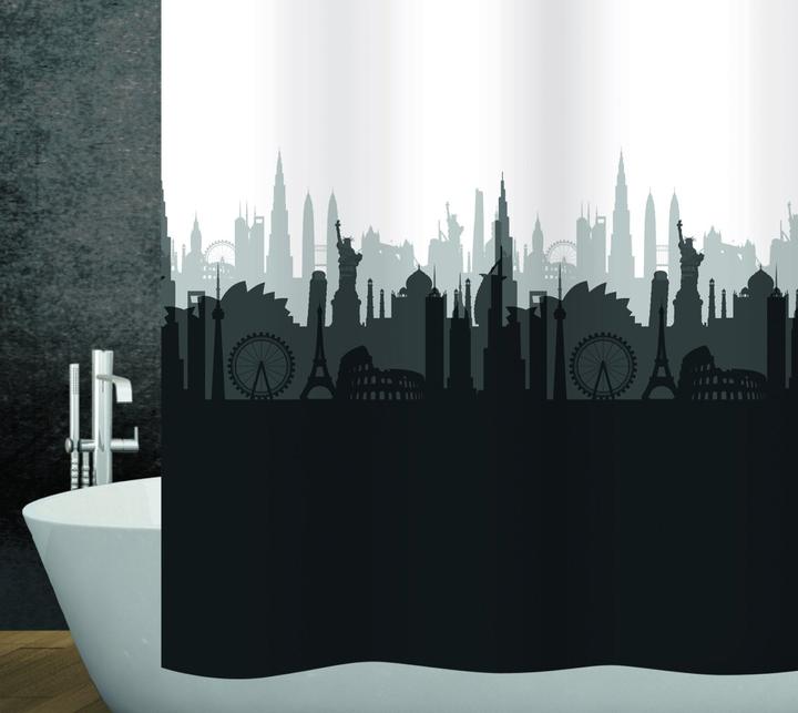 Actual product image Diaqua Shower curtain textile City (120 x 200 cm)