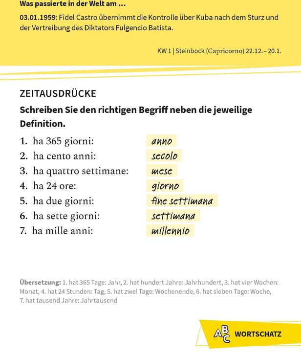 Produktbild Langenscheidt Sprachkalender Italienisch 2025 (Deutsch, Italienisch)