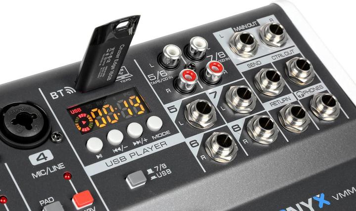 Image du produit Vonyx Mélangeur VMM-K802 (Studio et mixeur live)
