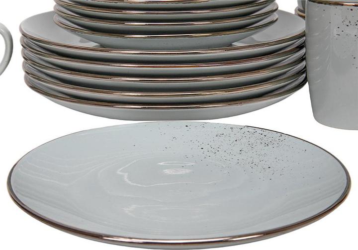 Image du produit Tavola Set de vaisselle 30 pièces Lucca gris (30 pièce(s))