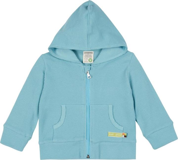 Produktbild loud + proud Kapuzenjacke Waffelstruktur (74)