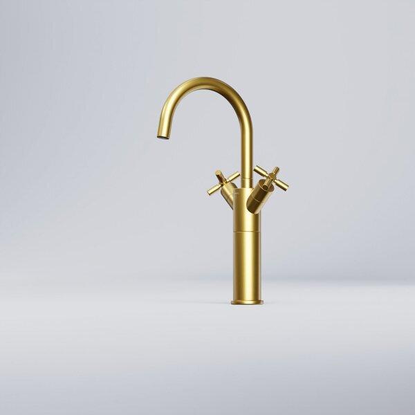 Actual product image Steinberg 250 series basin mixer, high, swivel, two-handle, with drain set, projection 155mm, 250155
