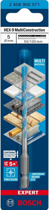 Actual product image Bosch Professional Zubehör Expert HEX-9 (5 mm)