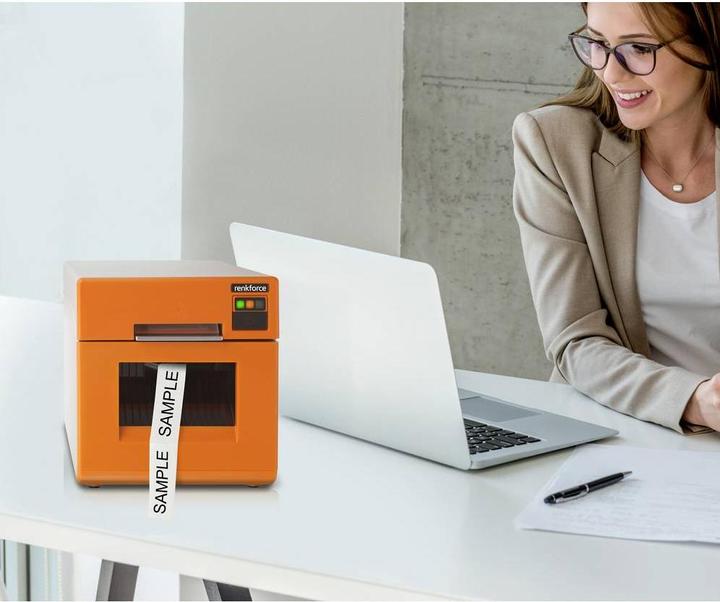 Produktbild Renkforce RF-HSP-500 Thermotransfer-Drucker Schrumpfschlauch-Beschriftung USB 2. (300 dpi)